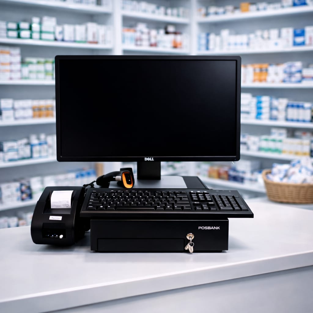 Kit punto de venta para farmacia