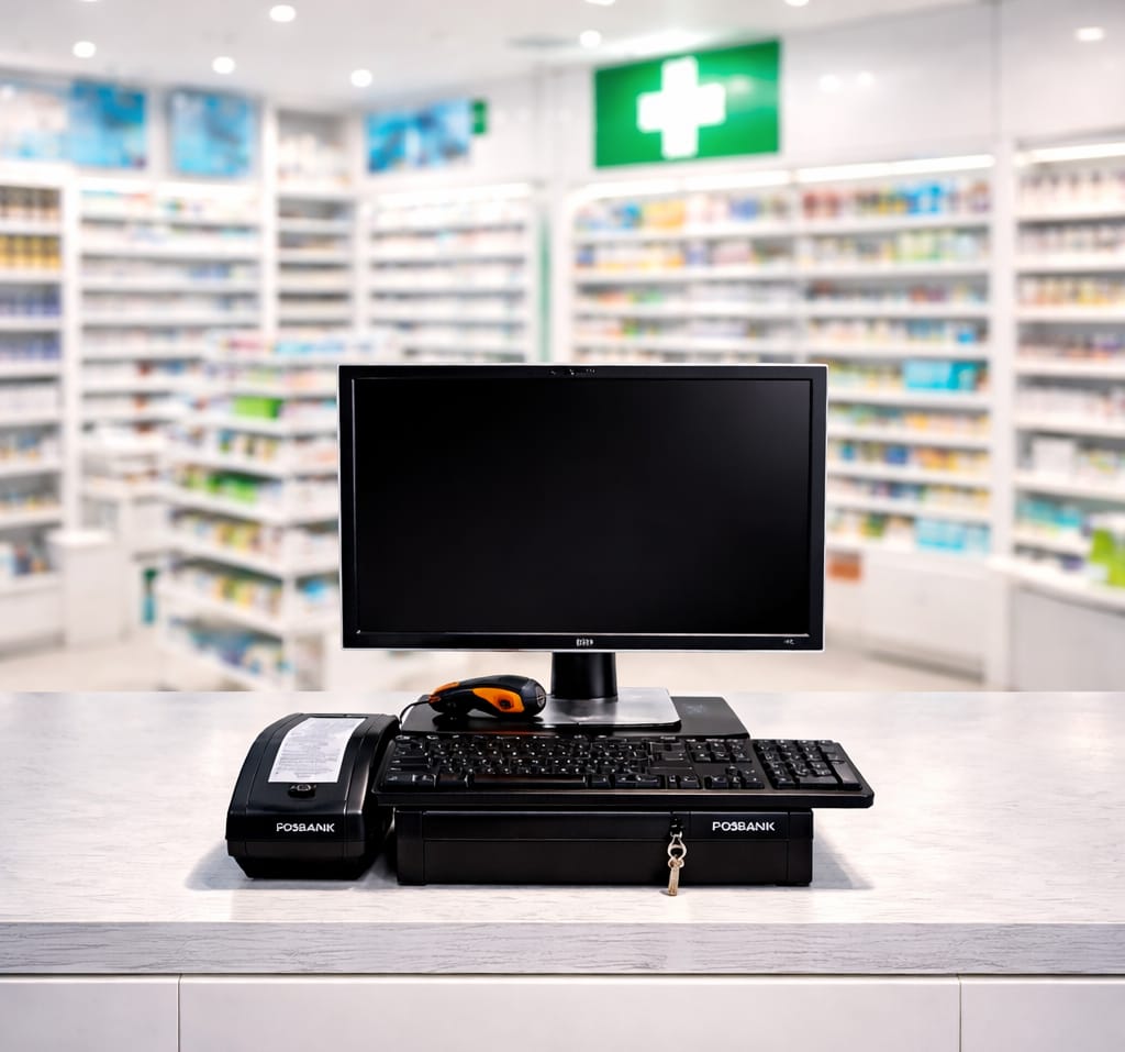 Kit punto de venta para farmacia